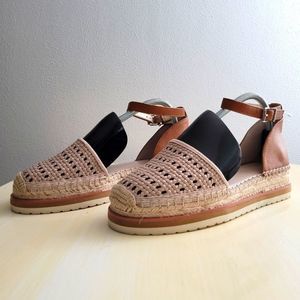 Vince Camuto Brafina espadrille platform sandals Womans Size 9.5